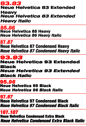 Neue Helvetica