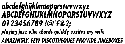 Futura™ Bold Condensed Oblique