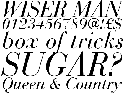 Bauer Bodoni™ Italic