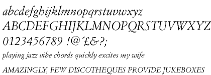 Simoncini Garamond™ Italic