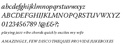 Warnock™ Pro Italic