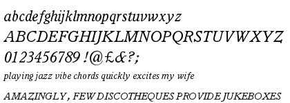 Monotype Italian Old Style™ Pro Italic