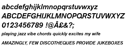 Akzidenz-Grotesk® Pro+ WGL Medium Italic