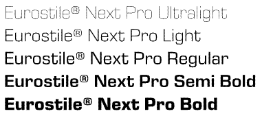 Eurostile Next Pro Basic Value Pack