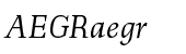 Richler PE Italic