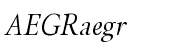 Brigade Light Italic