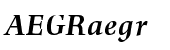 Richler Bold Italic