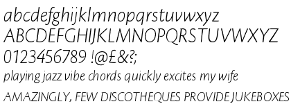 Cronos™ Pro Light Italic