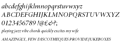 Minion™ Pro Medium Italic Display