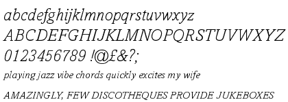 Amasis™ Pro Light Italic