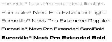 Eurostile Next Pro Extended Value Pack