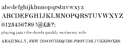 Monotype Scotch Roman Extra Bold