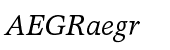 Garth Graphic Pro Italic