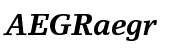 LinoLetter&trade; Bold Italic OsF