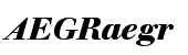 Walbaum Bold Italic