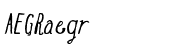 Blue Goblet Drawn Regular Italic