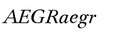 Iridium&trade; Italic