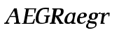 Rustika&trade; Bold Italic