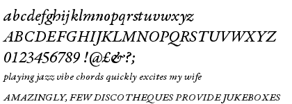 Garamond Premier Pro Italic Caption