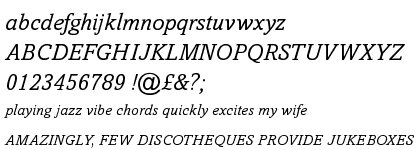 Amasis™ Pro Italic