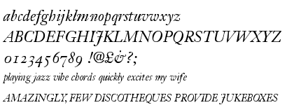 Janson Text™ 56 Italic OsF