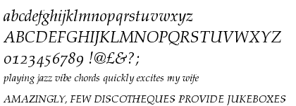 Palatino™ Italic OsF