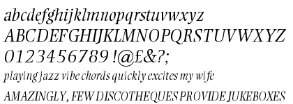 Ellington® Pro Light Italic