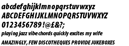 Myriad™ Pro Black Semi Condensed Italic