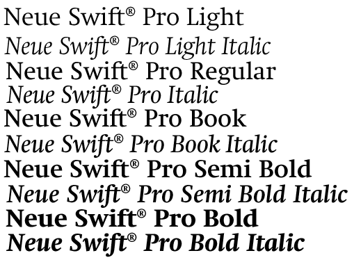 Neue Swift Basic Volume Weights