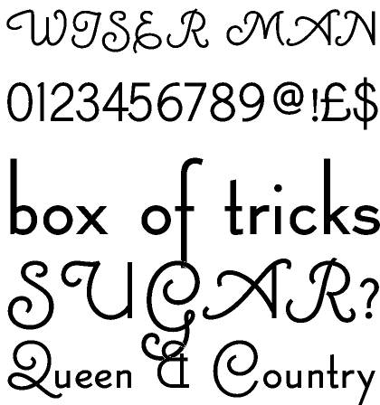 Canterbury Sans Bold Swash