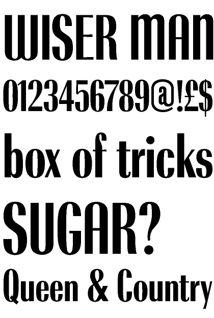 Radiant Bold Condensed Alternate