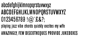 Akzidenz-Grotesk® BE Medium Condensed