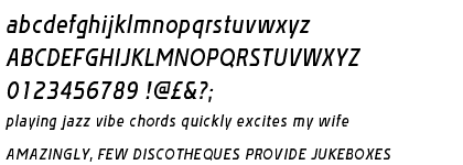 Affluent Demi Bold Italic