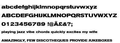 Akzidenz - Grotesk&reg; Pro Bold Extended