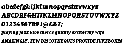 Aptifer&trade; Slab Com Black Italic