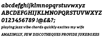 Aptifer&trade; Slab Com Bold Italic