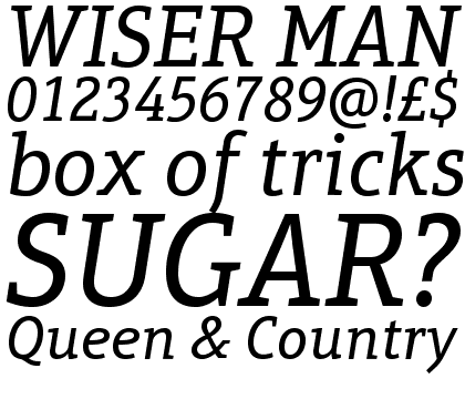 Aptifer&trade; Slab Pro Italic