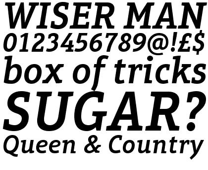 Aptifer&trade; Slab Pro Semibold Italic