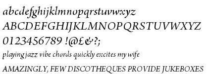 Arno&trade; Pro Italic Subhead