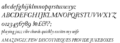 Baskerville 1757 Italic