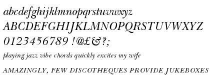 Baskerville Handcut Regular Italic