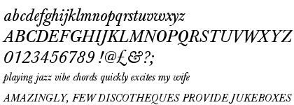 Baskerville Regular Italic OT Plus