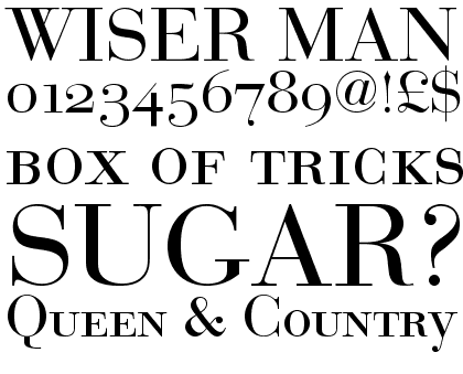 Bauer Bodoni CE Regular Small Caps