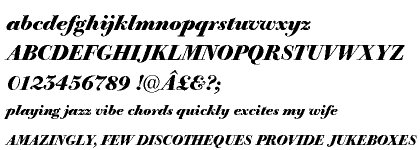 Berthold Bodoni Old Face Bold Italic