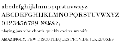 Bodoni URW Regular Extra Wide