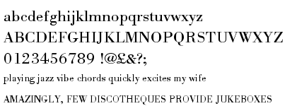 Bodoni URW Regular Wide