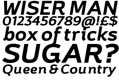 Brisko Sans Black Italic