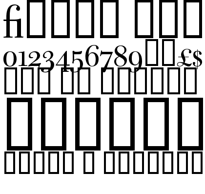 Bulmer Regular Display Alternates