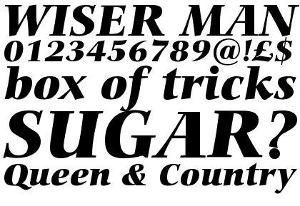 Carmina Black Italic