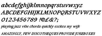 Caxton&trade; Bold Italic